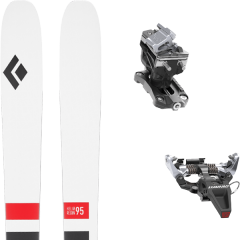 comparer et trouver le meilleur prix du ski Black Diamond Rando helio recon 95 + speed radical silver blanc/noir/rouge sur Sportadvice