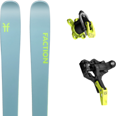comparer et trouver le meilleur prix du ski Faction Rando agent 1.0 x + atk trofeo 8 vert sur Sportadvice