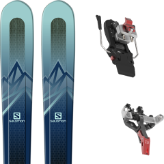 comparer et trouver le meilleur prix du ski Salomon Rando mtn explore 88 w blue/blue + atk crest 10 91mm bleu sur Sportadvice