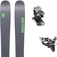 comparer et trouver le meilleur prix du ski Faction Rando agent 2.0 + speed radical silver gris sur Sportadvice