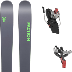 comparer et trouver le meilleur prix du ski Faction Rando agent 2.0 + atk crest 10 97mm gris sur Sportadvice