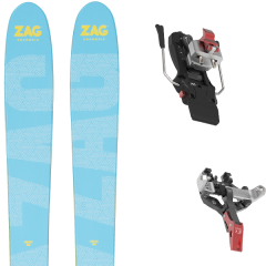comparer et trouver le meilleur prix du ski Zag Rando ubac 95 lady + atk crest 10 97mm bleu/jaune sur Sportadvice