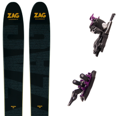 comparer et trouver le meilleur prix du ski Zag Rando bakan + summit 7 120 mm noir/jaune sur Sportadvice