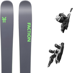 comparer et trouver le meilleur prix du ski Faction Rando agent 2.0 + summit 12 100 mm gris sur Sportadvice