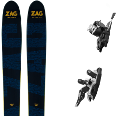 comparer et trouver le meilleur prix du ski Zag Rando ubac 102 + summit 12 100 mm bleu/jaune sur Sportadvice
