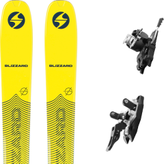 comparer et trouver le meilleur prix du ski Blizzard Rando zero g 085 + summit 12 100 mm mixte jaune/bleu sur Sportadvice