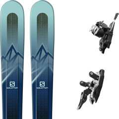 comparer et trouver le meilleur prix du ski Salomon Rando mtn explore 88 w blue/blue + summit 12 100 mm bleu sur Sportadvice