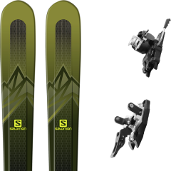 comparer et trouver le meilleur prix du ski Salomon Rando mtn explore 88 kaki/yellow + summit 12 100 mm vert sur Sportadvice