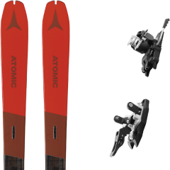 comparer et trouver le meilleur prix du ski Atomic Rando backland 78 red/black + summit 12 100 mm rouge/noir sur Sportadvice