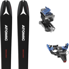 comparer et trouver le meilleur prix du ski Atomic Rando backland 85 ul black/white + speed radical blue noir sur Sportadvice