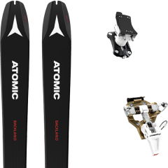 comparer et trouver le meilleur prix du ski Atomic Rando backland 85 ul black/white + speed turn 2.0 bronze/black noir sur Sportadvice