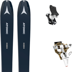 comparer et trouver le meilleur prix du ski Atomic Rando backland wmn 85 dark blue/black + speed turn 2.0 bronze/black bleu/noir/beige sur Sportadvice