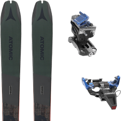 comparer et trouver le meilleur prix du ski Atomic Rando backland 95 green/black + speed radical blue noir/vert sur Sportadvice
