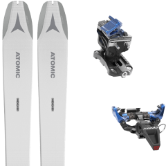 comparer et trouver le meilleur prix du ski Atomic Rando backland wmn 78 white/light + speed radical blue blanc/gris/beige sur Sportadvice