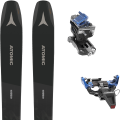 comparer et trouver le meilleur prix du ski Atomic Rando backland 107 black/grey + speed radical blue noir/gris sur Sportadvice