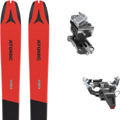 comparer et trouver le meilleur prix du ski Atomic Rando backland 78 red/grey + speed radical silver noir/rouge sur Sportadvice
