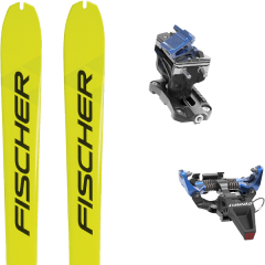 comparer et trouver le meilleur prix du ski Fischer Rando transalp rc carbon + speed radical blue jaune sur Sportadvice