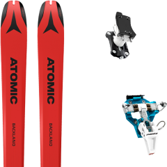 comparer et trouver le meilleur prix du ski Atomic Rando backland 65 ul + speed turn 2.0 blue/black rouge sur Sportadvice