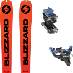 comparer et trouver le meilleur prix du ski Blizzard Rando zero g race + speed radical blue orange sur Sportadvice