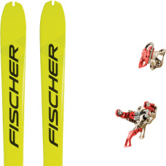 comparer et trouver le meilleur prix du ski Fischer Rando transalp rc carbon + race 99 jaune sur Sportadvice