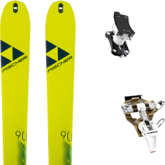 comparer et trouver le meilleur prix du ski Fischer Rando transalp 90 carbon + speed turn 2.0 bronze/black jaune sur Sportadvice