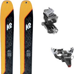 comparer et trouver le meilleur prix du ski K2 Rando wayback 106 + speed radical silver jaune/noir sur Sportadvice