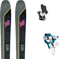 comparer et trouver le meilleur prix du ski K2 Rando talkback 88 + speed turn 2.0 blue/black gris/noir sur Sportadvice