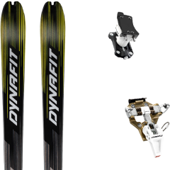 comparer et trouver le meilleur prix du ski Dynafit Rando mezzalama black/yellow + speed turn 2.0 bronze/black noir sur Sportadvice