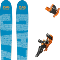 comparer et trouver le meilleur prix du ski Zag Rando ubac 89 lady + guide 12 orange bleu sur Sportadvice