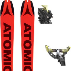 comparer et trouver le meilleur prix du ski Atomic Rando backland 78 ul black/red + superlite 175 z12 black/yellow noir/rouge sur Sportadvice
