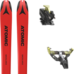comparer et trouver le meilleur prix du ski Atomic Rando backland 65 ul + superlite 175 z12 black/yellow rouge sur Sportadvice