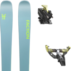 comparer et trouver le meilleur prix du ski Faction Rando agent 1.0 x + superlite 175 z12 black/yellow vert sur Sportadvice