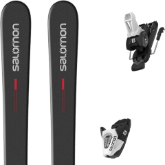 comparer et trouver le meilleur prix du ski Salomon Alpin tnt black/grey/white + c5 gw n black/white j85 noir sur Sportadvice
