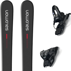 comparer et trouver le meilleur prix du ski Salomon Alpin tnt black/grey/white + free ten id black/anthracite sur Sportadvice