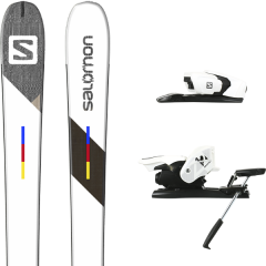 comparer et trouver le meilleur prix du ski Salomon Nfx white/black/grey + z12 b90 white/black sur Sportadvice