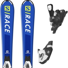 comparer et trouver le meilleur prix du ski Salomon Race s + c5 black/white j75 sur Sportadvice