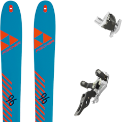comparer et trouver le meilleur prix du ski Fischer Rando hannibal 96 carbon + guide 12 gris bleu sur Sportadvice