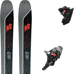 comparer et trouver le meilleur prix du ski K2 Rando wayback 96 + fritschi xenic 10 gris/noir sur Sportadvice
