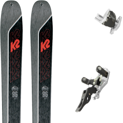 comparer et trouver le meilleur prix du ski K2 Rando wayback 96 + guide 12 gris gris/noir sur Sportadvice