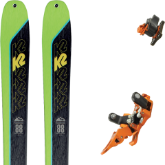 comparer et trouver le meilleur prix du ski K2 Rando wayback 88 + oazo 8 vert/noir sur Sportadvice
