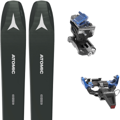 comparer et trouver le meilleur prix du ski Atomic Rando backland wmn 107 anthr/mint + speed radical blue gris/vert/noir sur Sportadvice