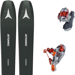 comparer et trouver le meilleur prix du ski Atomic Rando backland wmn 107 anthr/mint + ion lt 12 with leash gris/vert/noir sur Sportadvice