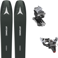 comparer et trouver le meilleur prix du ski Atomic Rando backland wmn 107 anthr/mint + speed radical silver gris/vert/noir sur Sportadvice