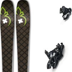 comparer et trouver le meilleur prix du ski Movement Rando axess 92 + alpinist 12 black/ium vert/marron sur Sportadvice