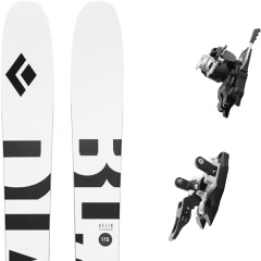comparer et trouver le meilleur prix du ski Black Diamond Rando helio carbon 115 + summit 12 120 mm blanc/noir/vert sur Sportadvice