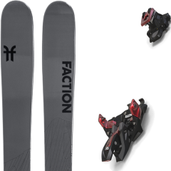 comparer et trouver le meilleur prix du ski Faction Rando agent 2.0 + alpinist 12 black/red gris sur Sportadvice