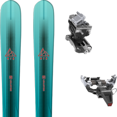 comparer et trouver le meilleur prix du ski Salomon Rando mtn explore 88 w bl/tq + speed radical silver bleu sur Sportadvice