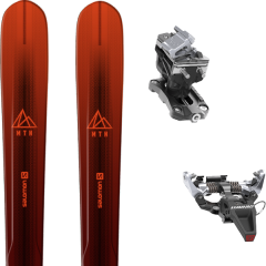 comparer et trouver le meilleur prix du ski Salomon Rando mtn explore 88 red/black + speed radical silver rouge sur Sportadvice