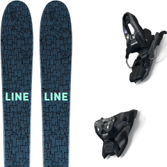comparer et trouver le meilleur prix du ski Line Alpin ruckus + free ten id black/anthracite sur Sportadvice