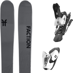 comparer et trouver le meilleur prix du ski Faction Alpin agent 2.0 + z12 b100 white/black gris sur Sportadvice